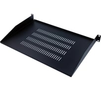 Консольная полка 5Bites для сетевого шкафа d=450 / 483x300x1u / 19” / black CS203-450B