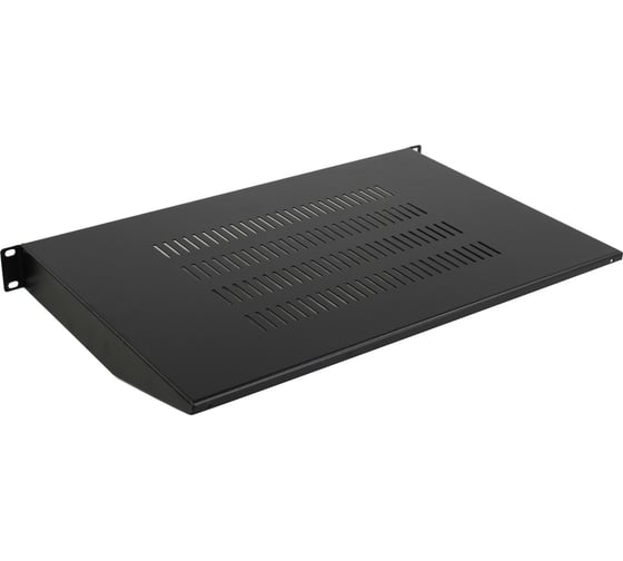 Консольная полка 5Bites для сетевого шкафа d=450 / 483x300x1u / 19” / black CS203-450B