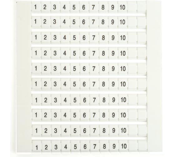 Маркеры для зни STEKKER (jxb st) с нумерацией 1-10 ld556-5, 49210