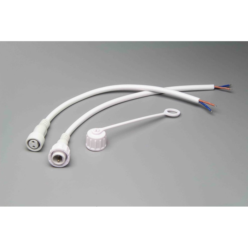 Коннектор TEAMPROF папа-мама, 2 pin, белый TPF-MF2-60/2-W - выгодная ...