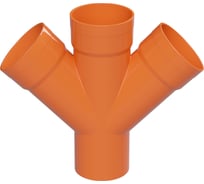 Соединение для четырех двустенных труб DKC, 45,полипропилен,желтый,д.200 021200
