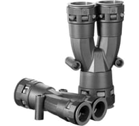 Разветвитель DKC DN 1x48 2x36 мм, полиамид, цвет черный PAY483636N