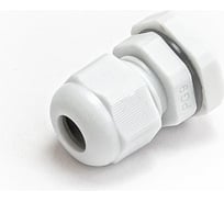 Сальник Промрукав pg 9 (ip68) d отверстия 4-8 мм серый 20 шт. PR08.6032