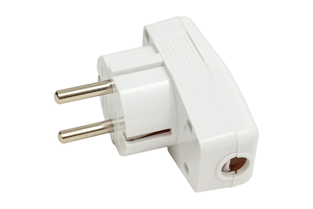 Разборная вилка General Lighting Systems 16А угловая с выключателем с ...