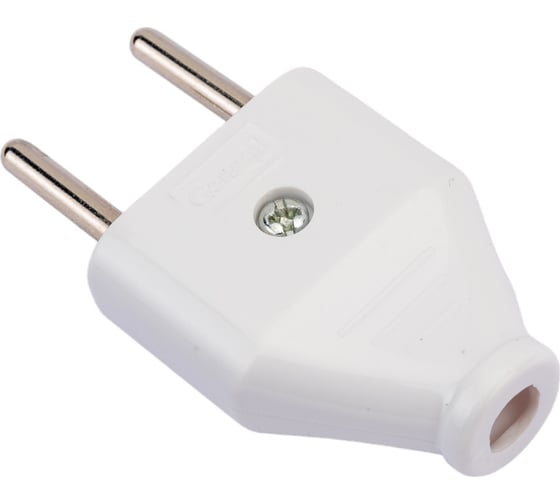 Разборная вилка General Lighting Systems 6А плоская без заземления белая IP20 GRV-P-6-F-W-IP20 470506