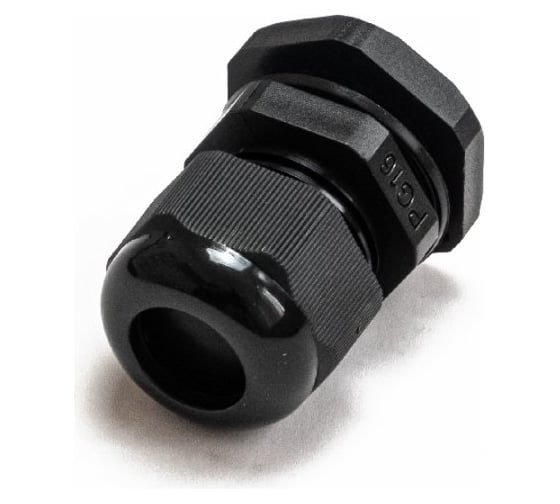 Сальник Промрукав pg 16 (ip68) d отверстия 10-14 мм черный 15 шт. PR08.7070