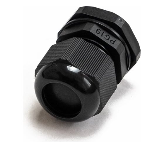 Сальник Промрукав pg 19 (ip68) d отверстия 12-16 мм черный 15 шт. PR08.7072
