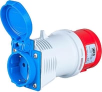 Адаптер PCE /CEE 16A 3P+N+E – Schuko 16A 2P+E/ IP44 9433020