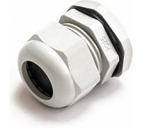Сальник Промрукав pg 25 (ip68) d отверстия 16-20 мм серый 2 шт. PR08.6978