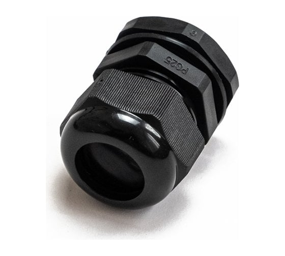 Сальник Промрукав pg 25 (ip68) d отверстия 16-20 мм черный 2 шт. PR08.7075