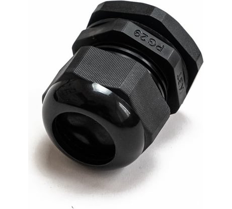 Сальник Промрукав pg 29 (ip68) d отверстия 18-25 мм черный 10 шт. PR08.7078