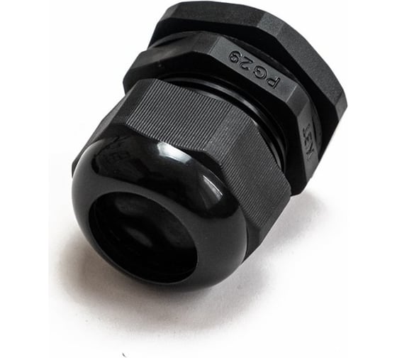 Сальник Промрукав pg 29 (ip68) d отверстия 18-25 мм черный 10 шт. PR08.7078 1