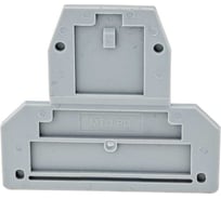 Торцевая заглушка для двухуровневых клемм MEYERTEC серая (уп. 20 шт.) mtu-pd 93472