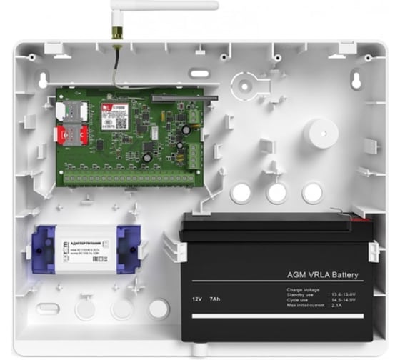 Охранная панель в корпусе под акб 7 ач ritm Ритм контакт gsm-5a v.2 4010677 1