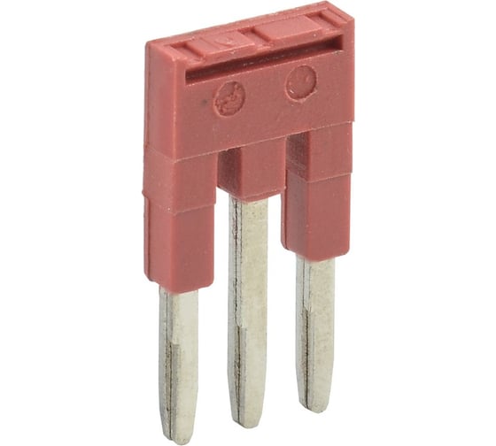 Перемычка IEK для кпи-1,5мм2 3pin (25 штук в упаковке) YZN11FBS-001-3P 1