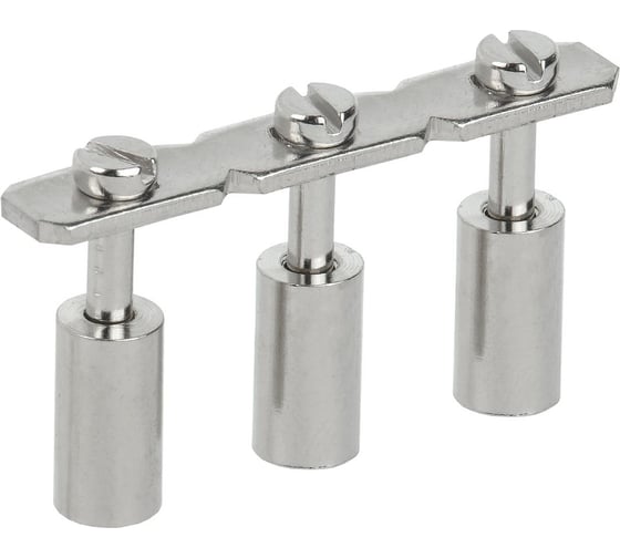 Перемычка IEK центральная для кви-16мм2 3pin (50 штук в упаковке) YZN30Q-016-3P