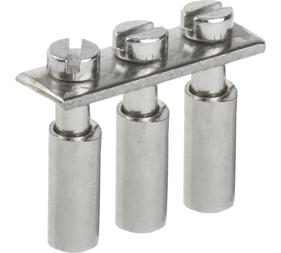 Перемычка IEK центральная для кви-4мм2 3pin (50 штук в упаковке) YZN30Q-004-3P
