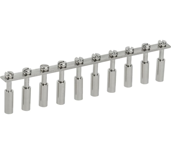 Перемычка IEK центральная для кви-10мм2 10pin (10 штук в упаковке) YZN30Q-010-10P 1