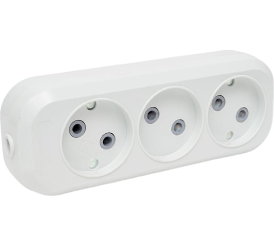 Колодка IN HOME У-3-GRAND 3-х местная 5030 4690612000473