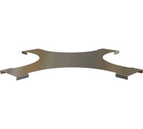 Крышка X-образного горизонтального плавного Hyperline RST-CCX-300-15-0,8-R100-SZ 300x15, R100-0,8 мм 517339