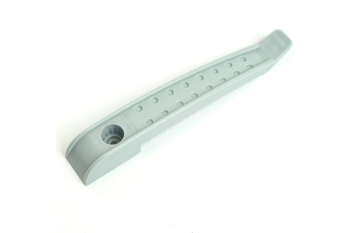 Односторонний держатель кабеля для прямого монтажа STEKKER ДКО-2, серый ...