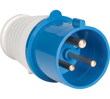 Вилка переносная EKF 023 2Р+РЕ 32А 220В IP44 ps-023-32-220