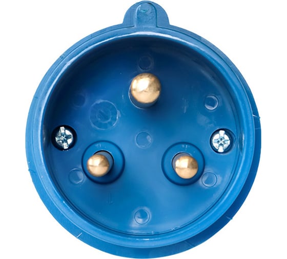 Переносная вилка EKF 023 2Р+РЕ 32А 220В IP44 PROxima ps-023-32-220