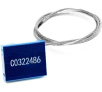 Тросовая пломба Пломба.Ру d1,5 мм., L500мм цвет синий. 10 шт 1006035