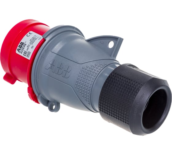 Кабельная вилка ABB 32А 3Р+N+E IР44 переносная 415В Easy&Safe 2CMA101995R1000