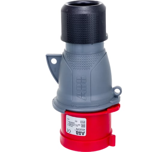 Кабельная вилка ABB 32А 3Р+N+E IР44 переносная 415В Easy&Safe 2CMA101995R1000