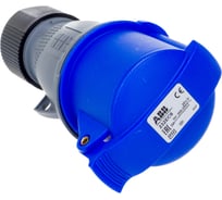 Кабельная розетка ABB 32A 2P+E IP44 переносная 250В 2CMA102031R1000