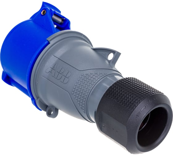 Кабельная розетка ABB 32A 2P+E IP44 переносная 250В 2CMA102031R1000