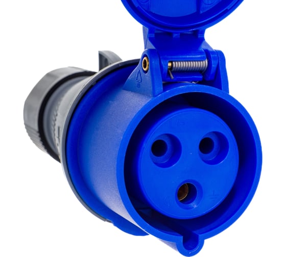 Кабельная розетка ABB 32A 2P+E IP44 переносная 250В 2CMA102031R1000