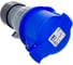 Кабельная розетка ABB 32A 2P+E IP44 переносная 250В 2CMA102031R1000 1