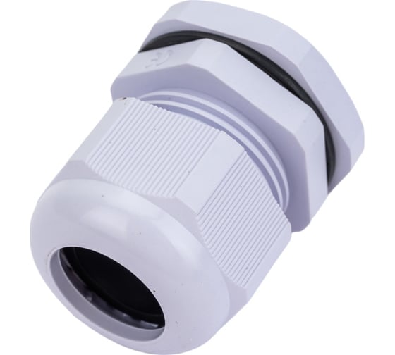Сальник STEKKER pg21 диаметр проводника 13-18 мм , ip54, серый (diy упаковка 2 шт), 49380