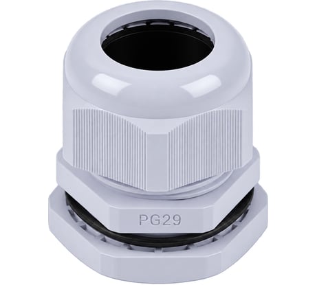 Сальник STEKKER pg29 диаметр проводника 18-25 мм , ip54, серый, 10 шт в упак, 49370
