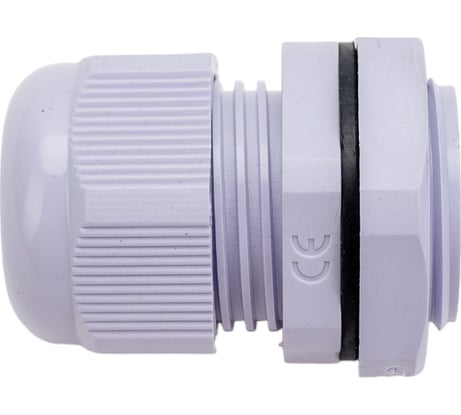 Сальник STEKKER pg16 диаметр проводника 10-14 мм , ip54, серый (diy упаковка 2 шт), 49378