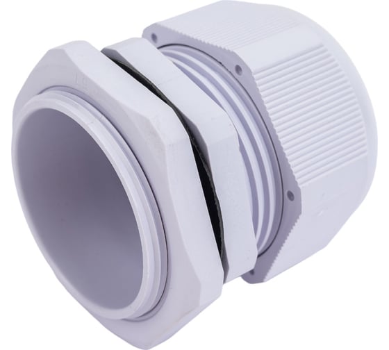 Сальник STEKKER pg36 диаметр проводника 22-32 мм , ip54, серый (diy упаковка 1 шт), 49383