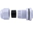 Сальник STEKKER pg11 диаметр проводника 5-10 мм, ip54, серый (diy упаковка 2 шт) 49376 3