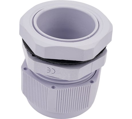 Сальник STEKKER pg25 диаметр проводника 16-21 мм , ip54, серый (diy упаковка 2 шт), 49381