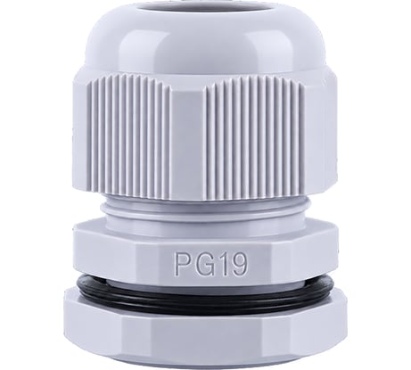 Сальник STEKKER pg19 диаметр проводника 12-15 мм, ip54, серый (diy упаковка 2 шт) 49379