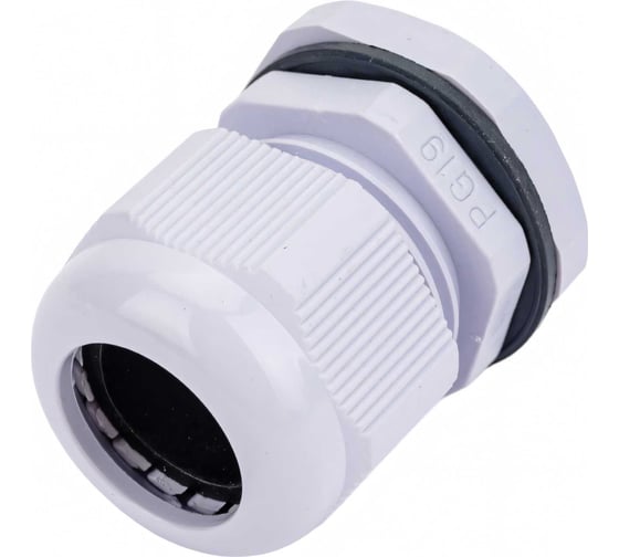 Сальник STEKKER pg19 диаметр проводника 12-15 мм , ip54, серый (diy упаковка 2 шт), 49379