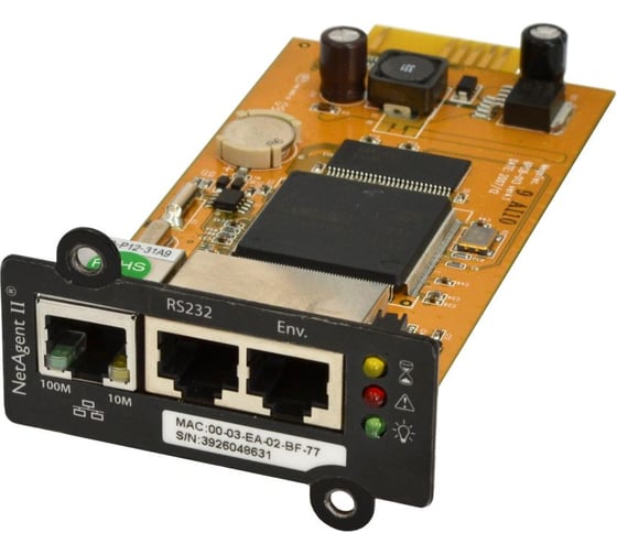 SNMP-адаптер 3-ports internal NetAgent II Powercom BT506 1