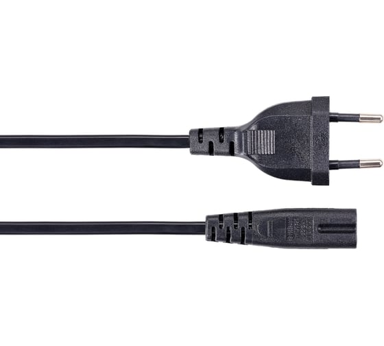 Кабель для аудио-видео техники Telecom iec-320-c7 2-pin, 3m, черный, медь TE023-CU0.5-3M