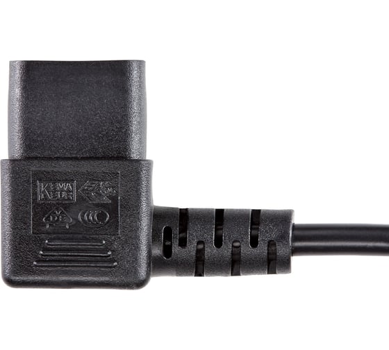 Кабель питания Telecom компьютер - розетка 220v eu угол-угол vde 3gх0.75mm2, 1.8m, медь TE021DA-CU0.75-1.8M