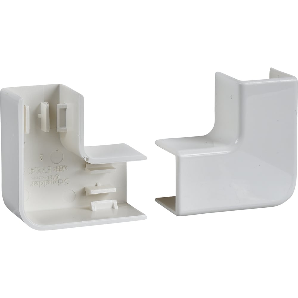 Плоский угол для кабель-канала Systeme Electric 40x17 Ultra бел. SchE ...