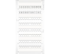 Маркировка для клемм Degson белая, 80 шильдиков, упак. 10шт. ZSF6-80P-19-00Z(H)