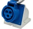 Розетка для монтажа на поверхность ABL 3Р 16А 230V, IP67 D31S25 5
