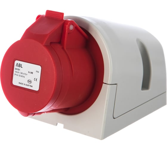 Розетка для монтажа на поверхность ABL 4Р 16А 400V, IP44 D41S31 1