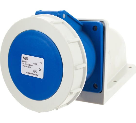 Розетка для монтажа на поверхность ABL 3Р 32А 230V, IP67 D32S25 1